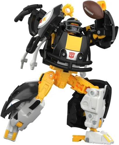 Miniatura 10 de Transformers NFL Dallas Cowboys Starblitz - Figura de acción de 5.5 pulgadas que cambia de robot a casco, juguetes de fútbol para mayores de 8 años
