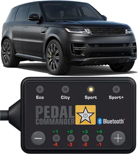 PEDAL COMMANDER para Land Rover Range Rover Sport (2014 y posteriores) (2.ª generación) SE, HSE, SVR, turboalimentado, sobrealimentado,
