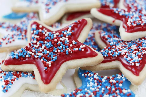Miniatura 2 de Fox Run Cortadores de galletas de estrella de acero inoxidable, juego de 5 cortadores en forma de estrella