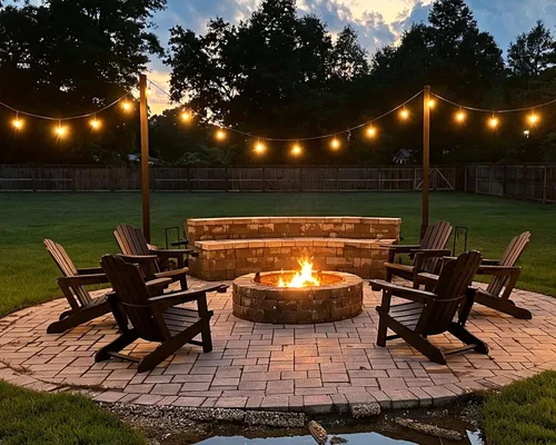 Miniatura 11 de PURPLE LEAF Adirondack Chair Set of 2 HDPE All-Weather Patio Adirondack Chair with 24.6" Oversized Seat Wood-Textured Outdoor Fire Pit Chair with