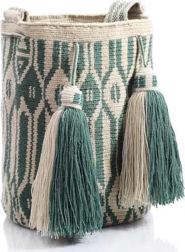 Miniatura 3 de WYOU Designer Collection Wayuu Bag in Crochet, Large