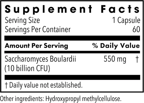 Miniatura 2 de Mantenimiento metabólico Saccharomyces Boulardii - Proporciona 550 mg de levadura no colonizante que proporciona 10 mil millones de UFC - Apoya