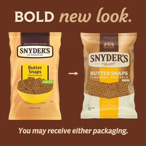 Miniatura 4 de Snyder's of Hanover Pretzels Butter Snaps de mantequilla, bolsa de 12 onzas