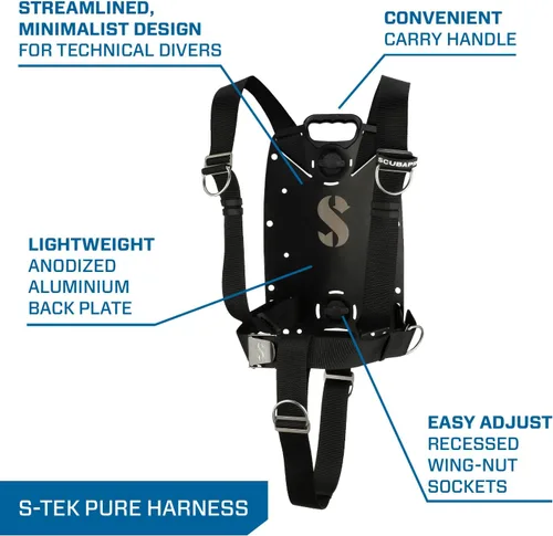 Miniatura 3 de SCUBAPRO Arnés S-Tek Pure con placa trasera de aluminio