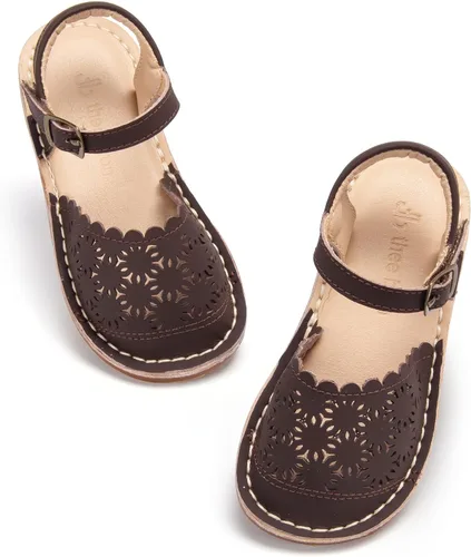 Miniatura 57 de THEE BRON Sandalias cómodas para niñas, zapatos para niños, sandalias rellenas