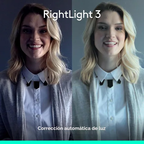 Miniatura 4 de Logitech Brio - Cámara web 4K, para videollamadas, micrófono con cancelación de ruido, corrección de luz HD automática, amplio campo de visión