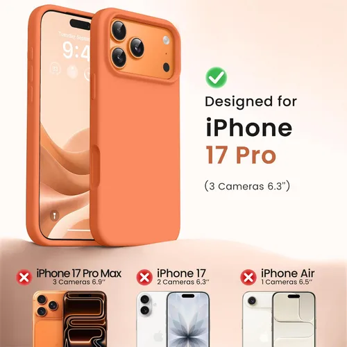 Miniatura 635 de GONEZ Funda de silicona para iPhone 15 Pro Max, compatible con Magsafe, protector de cámara + protector de pantalla, forro de microfibra suave
