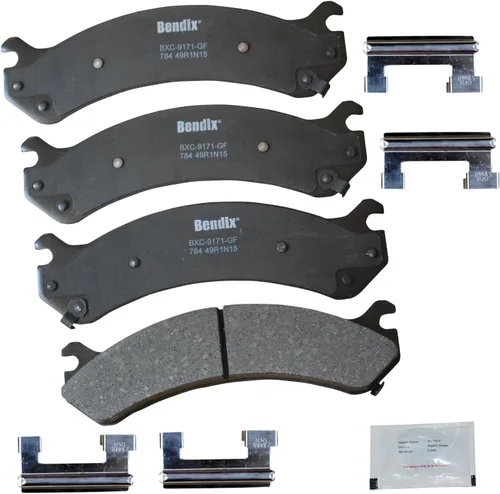 Miniatura 391 de Pastillas de freno delanteras cerámicas Bendix Priority1 CFC2302 para Hyundai Elantra 2021, Sonata 2022-2020, Kia K5 2023-2021