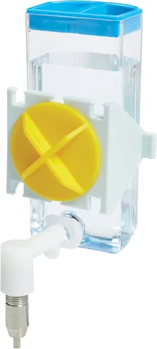 Miniatura 8 de MidWest Homes for Pets Botella de agua grande para animales, ideal para hámsters, ratones, cobayas y conejos, grande Transparente/Amarillo