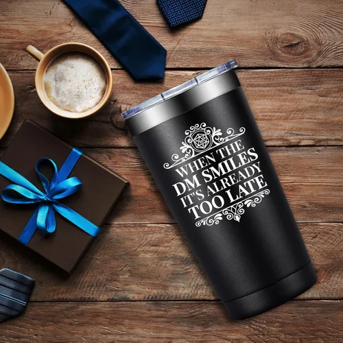 Miniatura 4 de Regalos de Dungeons and Dragons - Regalos para Dungeon Master - Regalo de Navidad para Dungeon Master D&d Dnd Dm Rpg Fans - Vaso Dnd de 20oz