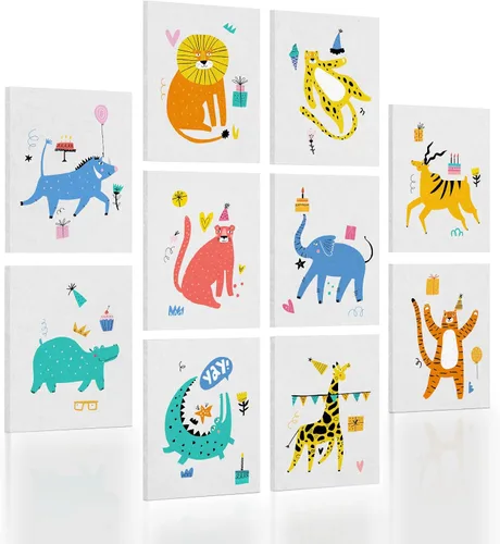 Miniatura 21 de UMIACOUSTICS 8 paneles acústicos artísticos de 0.7 pulgadas de grosor, total de 47.2 x 31.5 pulgadas, paneles de pared acústicos decorativos que