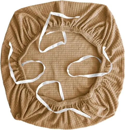 Miniatura 12 de Sunnyway Funda elástica para asiento de silla de oficina, funda elástica para silla con correas de amarre, funda para silla de comedor, lavable a