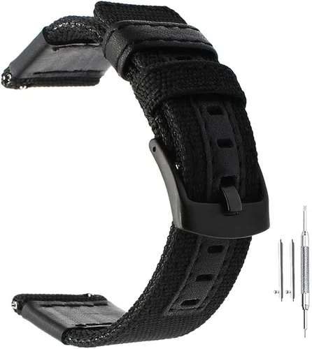 Miniatura 9 de Correa compatible con Samsung Galaxy Watch 3 de 1.772 in/Galaxy Watch 1.811 in/Gear S3 Frontier, correa de repuesto deportiva de nailon de 0.866