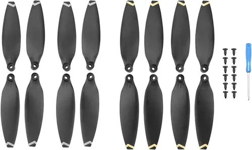 Accesorios de repuesto para drones, accesorios de hélices para FIMI X8 Mini/Mini V2 Drone plegable y ligero ventilador hoja (color dorado)