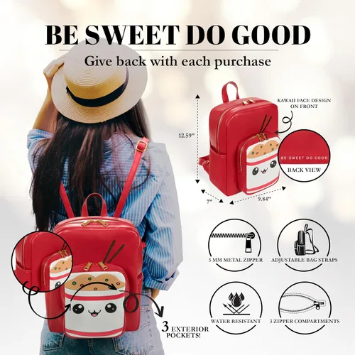 Miniatura 2 de Mochila Kawaii, Varios colores, Japonés