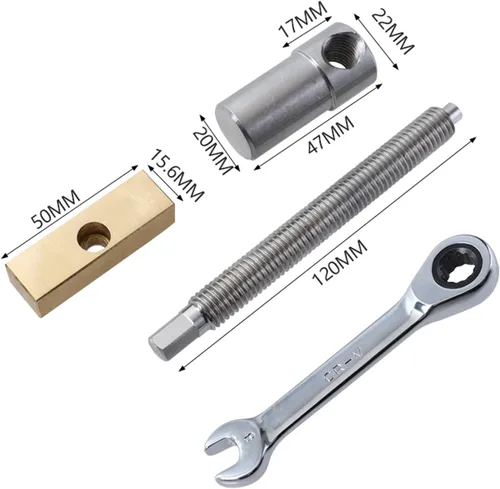 Miniatura 4 de 2 abrazaderas para perro de banco para agujero de 0.78 pulgadas, clips de escritorio ajustables para carpintería, bancos de tornillo de fijación
