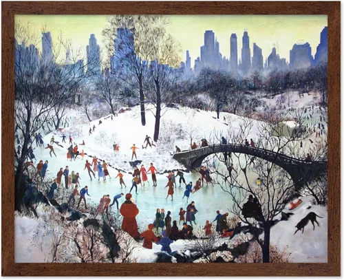 Miniatura 15 de Poster Master Impresión de pintura vintage de árbol de Navidad, póster retro de vacaciones, arte de invierno, diseño abstracto melancólico de pared
