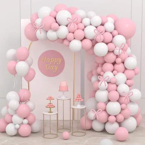 Miniatura 27 de Black and Silver Balloons Garland Arch Kit, 142PCS Black and Metallic Silver Confetti Balloons for Baby Shower Wedding Men Women Birthday