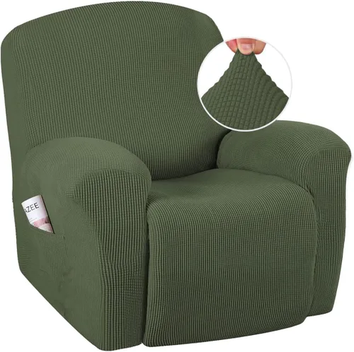 Miniatura 16 de H.VERSAILTEX Funda reclinable superelástica Fundas reclinables para sofá Funda reclinable para silla Forma ajustada Fundas antideslizantes
