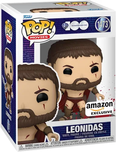 Funko Pop! Movies: 300- Leonidas - Bloody - 300 The Movie - Figura de vinilo coleccionable - Idea de regalo - Producto oficial - para niños y