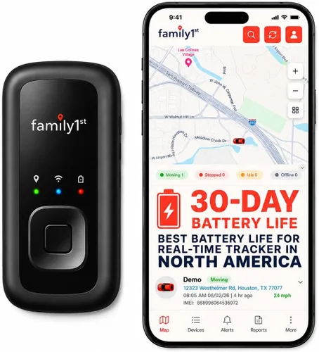 Family1st Rastreadores GPS para vehículos, automóviles, camiones, seres queridos, seguimiento en tiempo real con aplicación, seguimiento oculto para