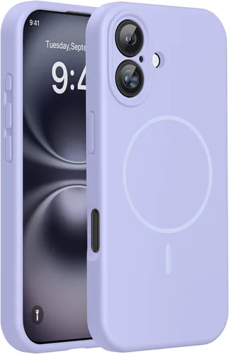 Miniatura 19 de Miracase Funda diseñada para iPhone 13, con protector de pantalla de vidrio templado, forro de microfibra suave antiarañazos, funda de goma