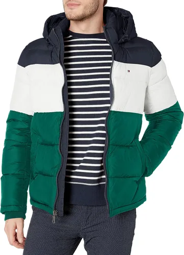 Miniatura 7 de Tommy Hilfiger - Chaqueta acolchada con capucha de relleno alternativo para hombre (tallas estándar y para personas grandes y altas)
