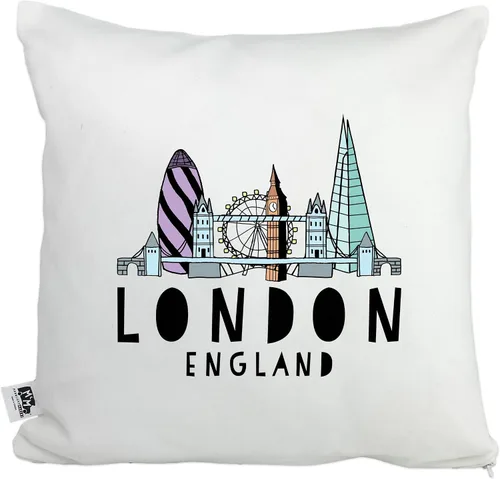Miniatura 8 de Moonlight Makers, Downtown Atlanta, Decorative Pillow Case, 100% Cotton Canvas Pillowcase, Farmhouse Decor, Gift for Home, Original Design