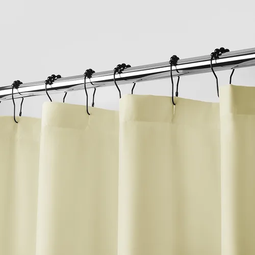 downluxe Forro de cortina de ducha de tela impermeable, forro de ducha de tela suave con 3 imanes, cortinas de ducha para baño, lavable a máquina y