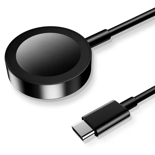 Cable de carga magnético para cargador de Apple Watch, puerto USB C, cable de carga inalámbrico compatible con iWatch Series