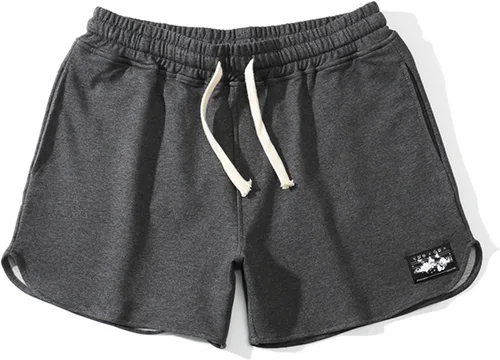 Miniatura 6 de AIMPACT Pantalones cortos deportivos para hombre, pantalones cortos de algodón con bolsillos para entrenamiento de culturismo