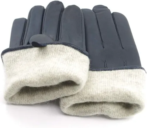 Miniatura 5 de Guantes de piel de cordero de napa de lujo para hombre
