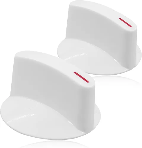 PartsBroz Pomo de secadora con clip WH1X2721 (paquete de 2) para GE General Electric Hotpoint Lavadora Selector Knob PS271094 AP2044893 WE01X10033