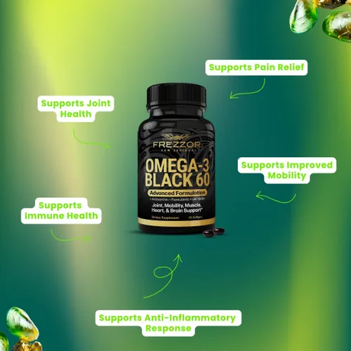 Miniatura 5 de FREZZOR Aceite de mejillón con labios negros y verdes Omega 3, 53 veces mayor potencia para una comodidad y movilidad superiores