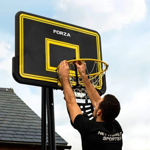 Miniatura 3 de FORZA Retorno de tiro de baloncesto Sistema de retorno de bola de 180° para ejercicios de tiro rápidos - Fácil montaje de botón a presión
