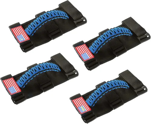 Miniatura 24 de Savadicar 2 x Asas de Agarre para Barra Antivuelco Manijas de Agarre para Jeep Wrangler YJ TJ JK JL y Gladiator JT 1987-2023, UTV, ATV, Accesorios
