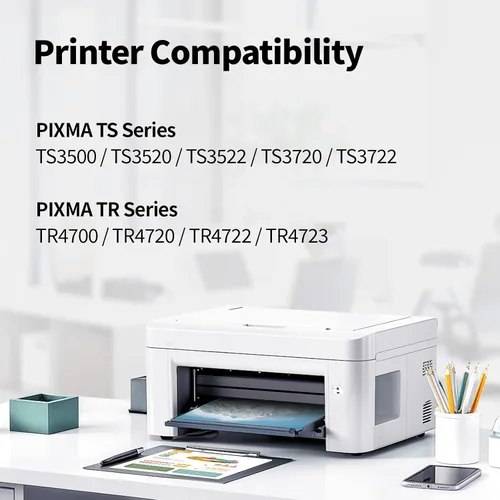 Miniatura 2 de 275XL 276XL - Cartuchos de tinta de repuesto para Canon 275 y 276 para Canon PIXMA TS3500 TS3520 TS3522 TS3720 TS3722 TR4700 TR4720 TR4722 TR4723