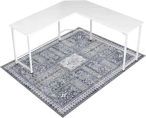 Miniatura 24 de Tapete para silla de oficina para suelo de madera dura y azulejos, 36 x 48 pulgadas, tapete resistente para silla de escritorio para suelos duros