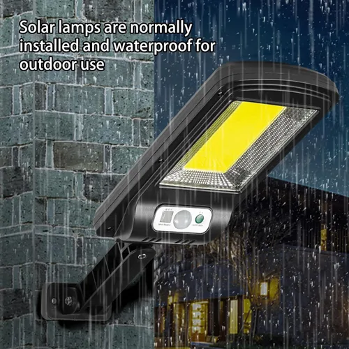 Miniatura 3 de Luces solares impermeables IP65 para exteriores, sensor de movimiento para valla, patio, decoración de pared, luces solares para exteriores con 3