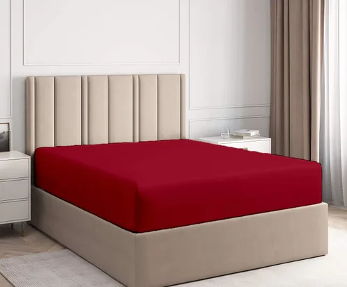 Miniatura 18 de 1 sábana bajera de tamaño individual, sábana bajera 100% algodón orgánico, sábana bajera suave de 800 hilos, calidad de hotel suave, bolsillo