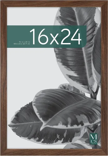 Miniatura 54 de MCS Studio Gallery Marco para Póster de 16x24 Pulgadas, Veta de Madera Negra, Madera Diseñada, Colgado Vertical y Horizontal en Pared, Marco Grande