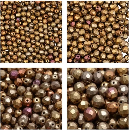 Miniatura 17 de Juego de cuentas de cristal checo pulido al fuego en color aguamarina AB para la fabricación de joyas y manualidades - diferentes tamaños 0.118 in