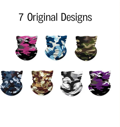 Miniatura 6 de Máscara facial cuello polaina bandana protección contra viento sol polvo