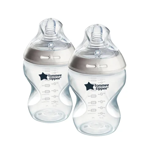 Miniatura 14 de Tommee Tippee Natural Start - Biberones anticólicos de 9 onzas sin BPA, 0+ meses, pezón de flujo lento similar al pecho, autoesterilizante, blues
