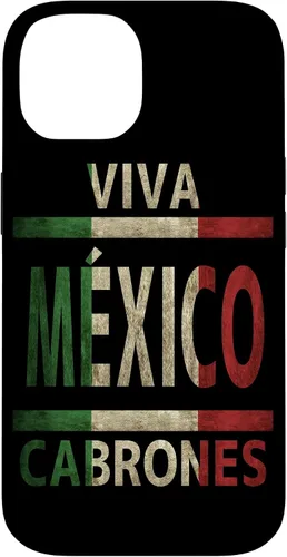Miniatura 4 de Carcasa para iPhone 12 Pro Max Viva México Cabrones con bandera mexicana