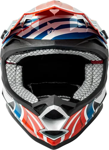 Miniatura 3 de VCAN VX38 Casco para adultos ATV Motocross todoterreno, bicicleta de tierra, motocicleta de descenso con gafa, aprobado por
