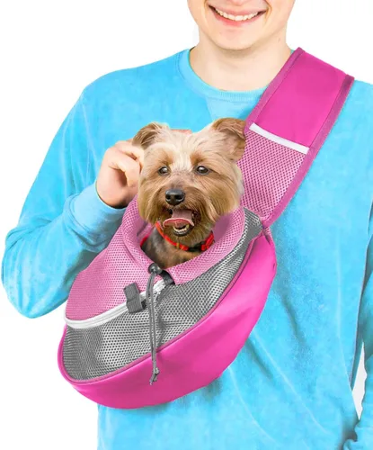 Miniatura 12 de Cuddlissimo! Bolsa de transporte para mascotas – Bolsa de transporte para perros pequeños, cachorros y gatos, para perros, perritos, Yorkie, Azul