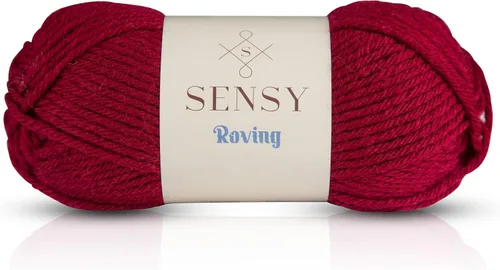 Miniatura 43 de Sensy Roving - Ovillo de lana multicolor, 3.5 onzas, 132 yardas, calibre 5, voluminoso (otoño)