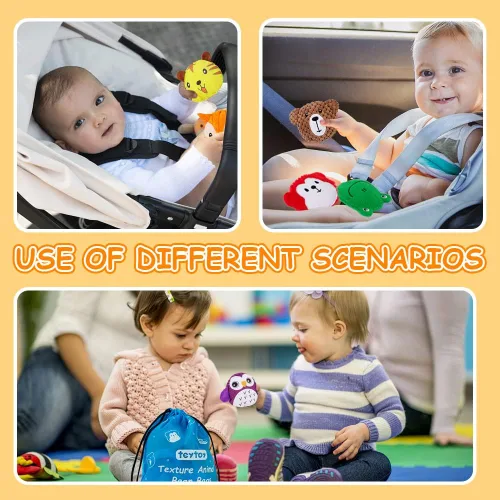 Miniatura 9 de teytoy Bolsitas Sensoriales para Niños Paquete de 10, Bolsitas Sensoriales con Textura, Juguetes Sensoriales para Autismo, Juguetes Sensoriales