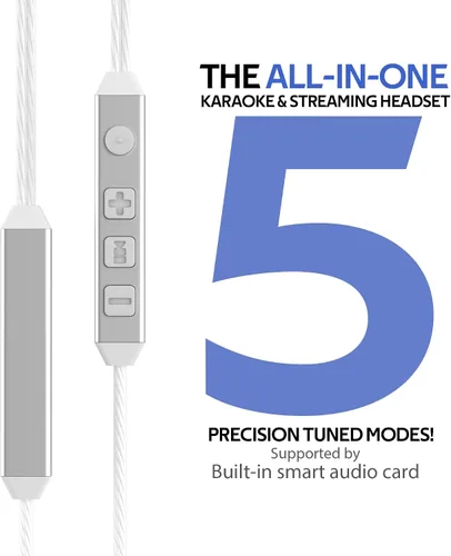 Miniatura 4 de Auriculares intrauditivos USB-C con cable, auriculares con tarjeta de sonido de alta fidelidad, audio de 5 modos, juegos de baja latencia, mejora